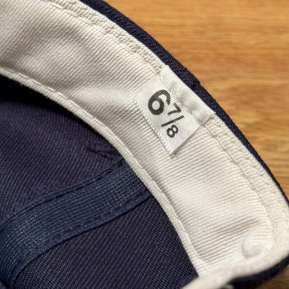 Vintage University of Michigan Wolverines #1 Apparel Fitted Hat 6‎ 7/8 USA - Picture 8 of 8